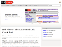 Tablet Screenshot of linkalarm.com